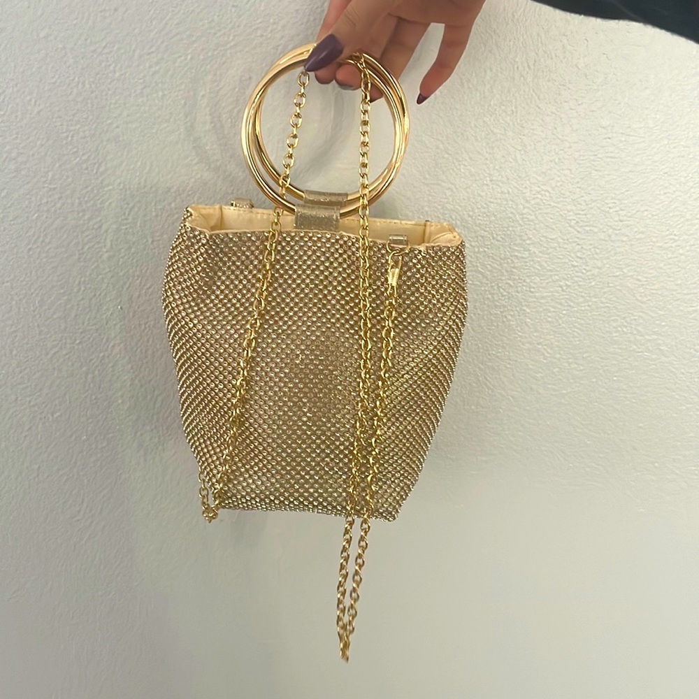 Sequin bag.